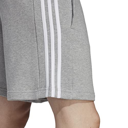 adidas Men's Essentials French Terry Shorts, Medium Grey Heather, M