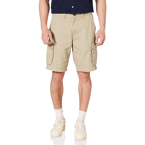 Amazon Essentials Men's Classic-Fit Cargo Short (Available in Big & Tall), Khaki Brown, 36W