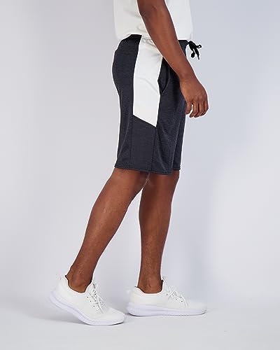 Mens Quick Dry Fit Dri-Fit Active Wear Athletic Performance Football Rugby 9 Inch Inseam Training Tennis Running Essentials Gym Shorts Hombre Stretch Fitness Casual Workout Tech Shorts -Set 2 L