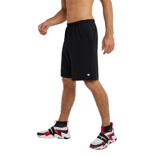 Champion Men's Jersey Short with Pockets, Black, 3X-Large