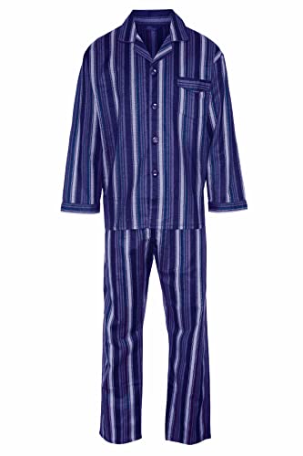 Champion Mens Kingston Wyncette Cotton Pyjama Lounge Wear Blue L