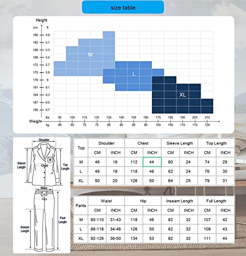 YUSHOW Men's Pyjamas Set Ultra Soft Long Sleeve Henley T-shirt Top & Checked Pyjama Bottoms with Pockets Sleepwear Microfleece Loungewear