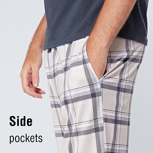 The Essentials Wardrobe Mens TEW Long Pyjamas - Grey/Cream - 4X Large