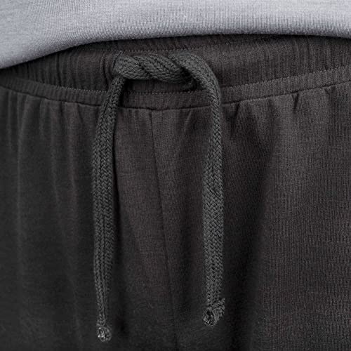 Light & Shade Men's Pyjama Set, Light Grey Marl/Charcoal, M