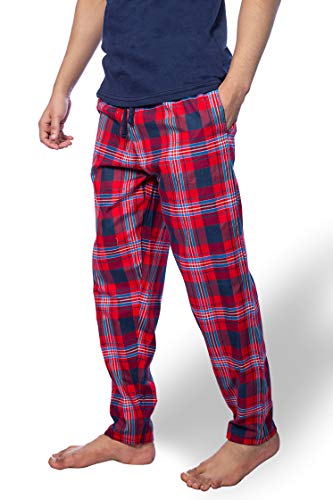 ThreadMills Mens Pyjamas Sets, Checked Pyjamas For Men's Nightwear - Cotton T-Shirt With Short Sleeves, Round Neck & Woven Pajamas for Mens Pjs Set