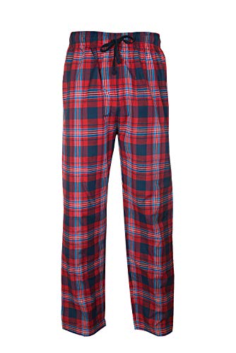 ThreadMills Mens Pyjamas Sets, Checked Pyjamas For Men's Nightwear - Cotton T-Shirt With Short Sleeves, Round Neck & Woven Pajamas for Mens Pjs Set