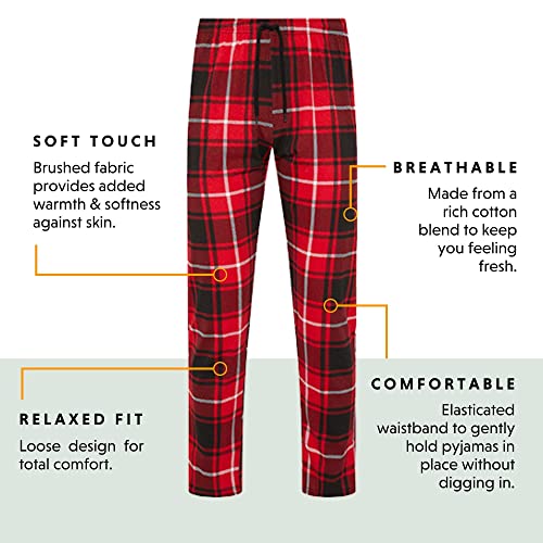 FM London 2-pack Soft Touch Pajama Bottom Men's , Multicolour , L