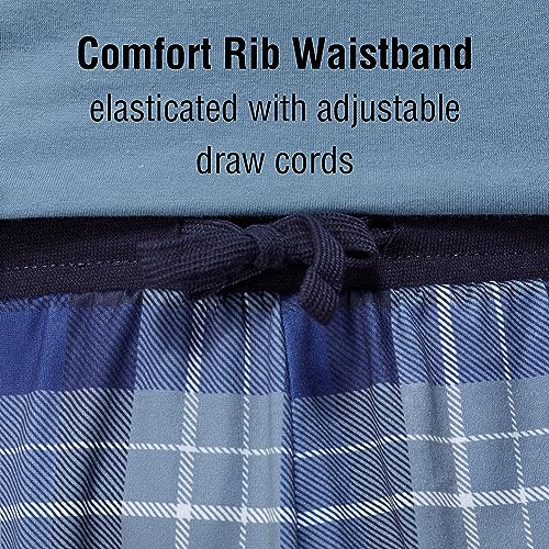 The Essentials Wardrobe Mens TEW Shorty Pyjamas - Faded Denim/Blue- Medium