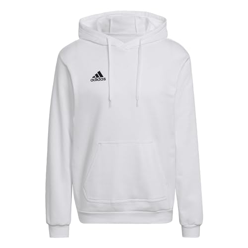 adidas Men's Ent22 Hoody Sweatshirt, White/Black, XL UK