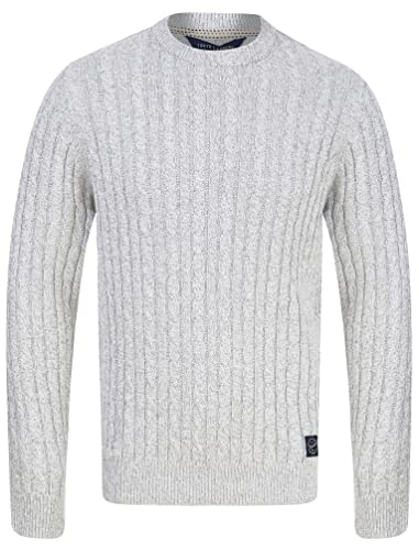 Tokyo Laundry Men's 'Alonso' Chunky Cable Knit Crew Neck Jumper