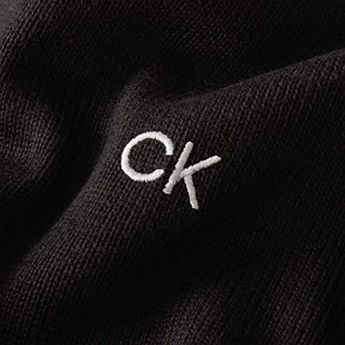 Calvin Klein Mens Crew Neck Sweater - Black - L