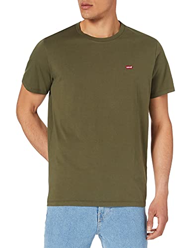 Levi's Men's Ss Original Housemark Tee, Olive Night, L
