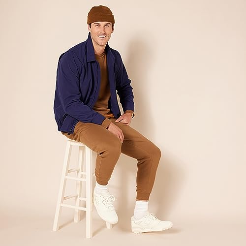 Amazon Essentials Men's Fleece Crew Neck Sweatshirt (Available in Big & Tall), Black, XL