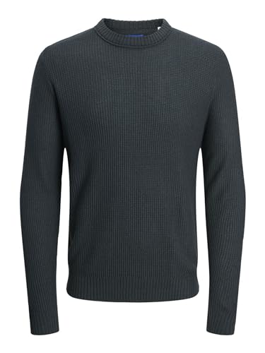 JACK & JONES Men's Jorkyle Knit Crew Neck Jumper, Magical Forest, M