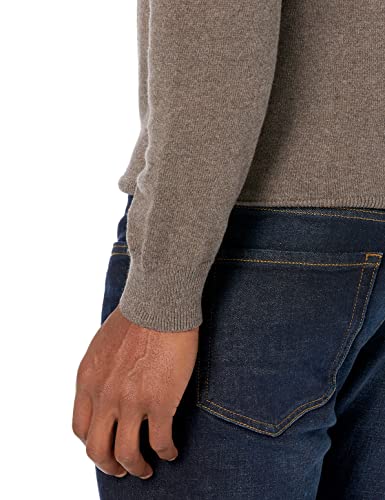 Amazon Essentials Men's Crew Neck Sweater (Available in Big & Tall), Brown Heather, M