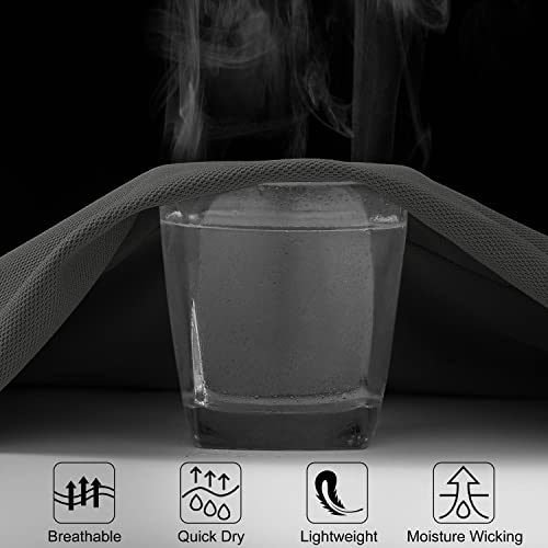 Rdruko Mens Polo Shirts Short Sleeve Summer 1/4 Zip Neck Work T-Shirs Breathable Wicking Quick Dry Casual Smart Golf Tops with Pocket Dark Grey L