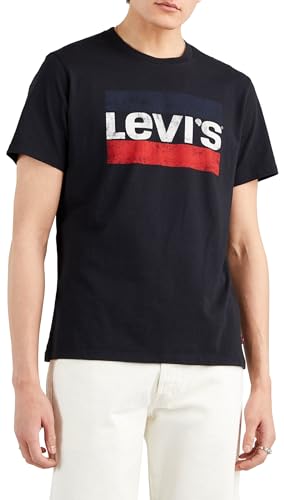 Levi's Men's Sportswear Logo Graphic T-Shirt, Sportswear Beautiful Black+, S