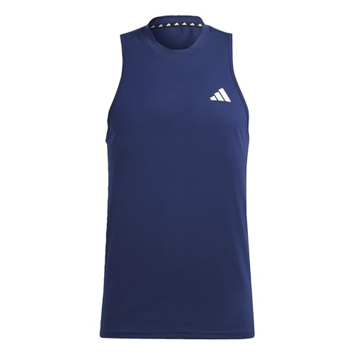 adidas IC6948 TR-ES FR SL T T-Shirt Men's Dark Blue/White Size M
