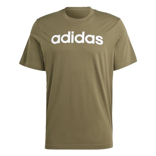 adidas IC9280 M LIN SJ T T-Shirt Men's Olive strata L