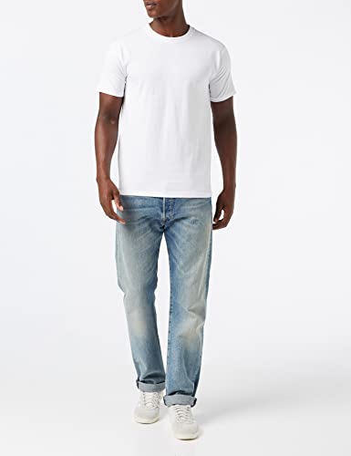 Fruit of the Loom Men's Heavy T Shirt, White, XXL UK