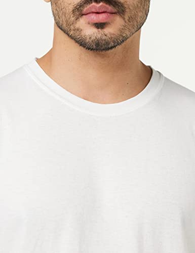 Fruit of the Loom Men's Original T. T Shirt, White, XXL UK