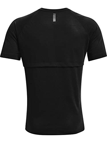 Under Armour Mens UA Streaker SS, men's breathable gym t shirt with mesh panels and reflective detail, comfortable and quick-drying running apparel