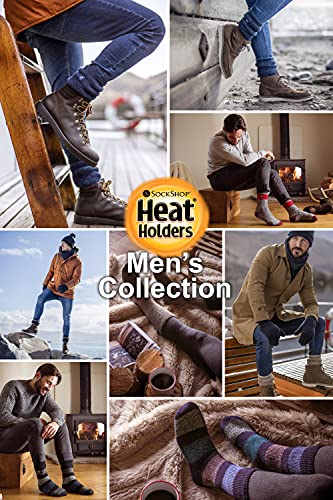 HEAT HOLDERS - Mens & Womens 2.3 Tog Original Thermal Socks | 3 Sizes | Thick Warm Fluffy Insulated Socks for Winter | Ideal for Raynauds (6-11, Denim)