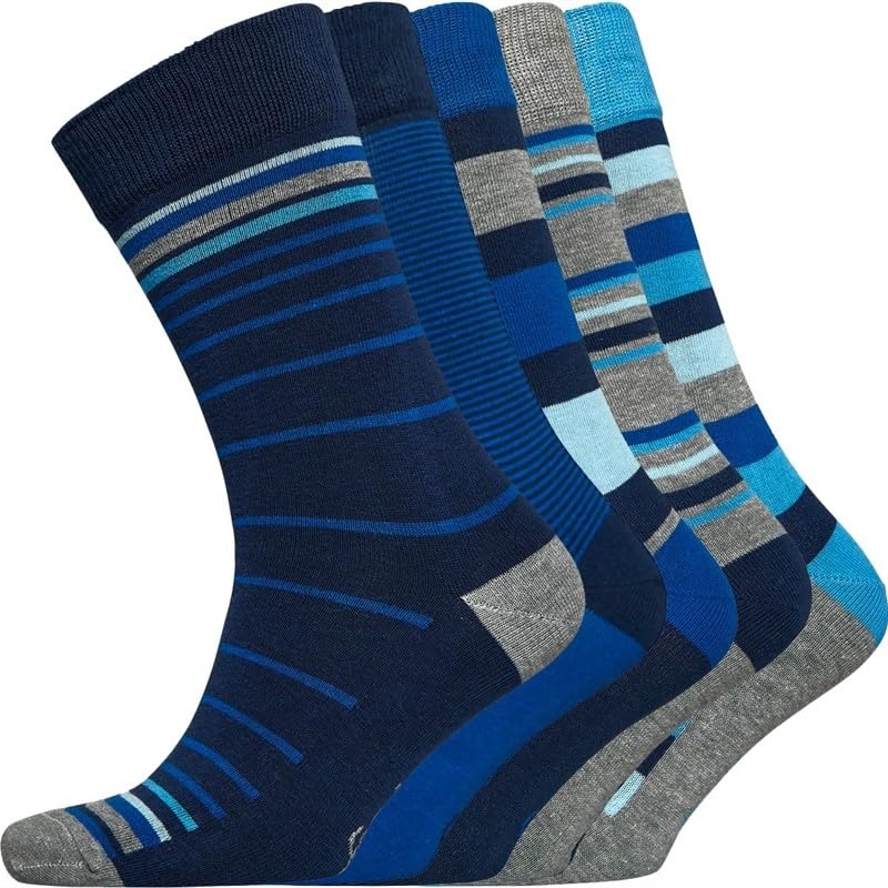 ORIGINAL PENGUIN Mens 5 Pack Socks > One Size UK 7-11 EU 41-46