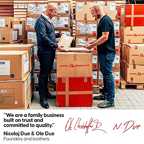 DANISH ENDURANCE 6 Pack Bamboo Socks, Super Soft, Antibacterial for Men & Women, Multicolour (2 x black, 2 x navy, 2 x grey), 9-12