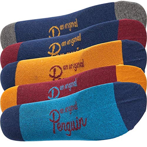 ORIGINAL PENGUIN Mens 5 Pack Socks > UK 7-11 EU 41-46