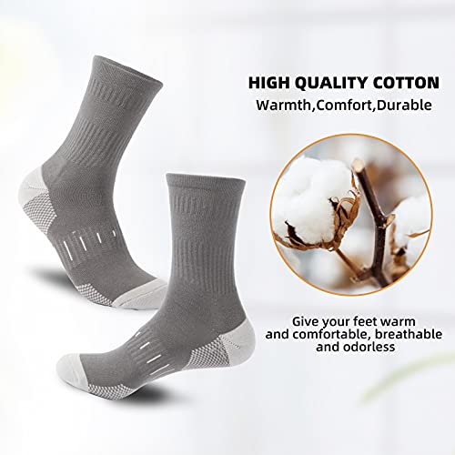BUDERMMY 3, 6 or 9 Pairs Men's Dress Sock Same inside and outside Cotton Socks Classic Comfortable Soft Business Calf Socks (Black 6 pairs, 9-12)