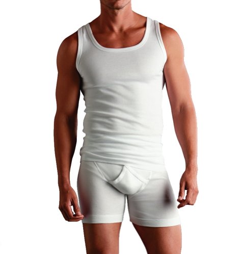 Jockey Classic Vest 3-Pack in White, Size Large