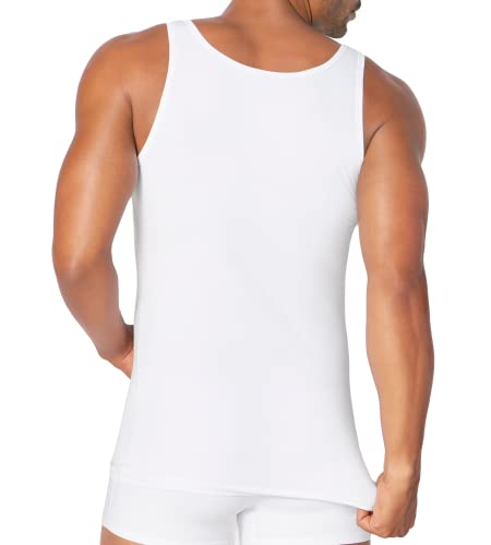 Sloggi Men's Go Abc H Tank Top Vest, White (White 0003), Xx-Large (pack of 2)