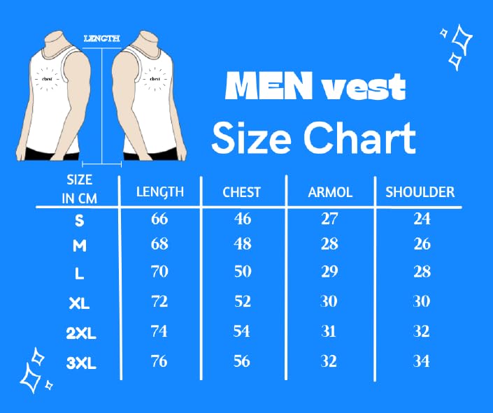 biyya® Mens Vest Tops Pack of 3 Men Fitted 100% Cotton Tank Top Lightweight Vest S-3XL (3 Pack White Black Grey, Medium)