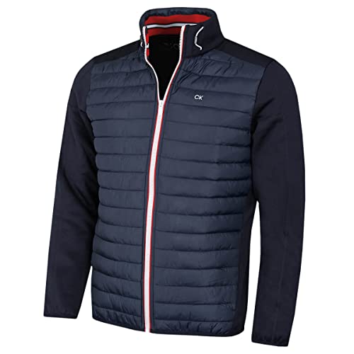 Calvin Klein Mens Hybrid Jacket - Navy - L