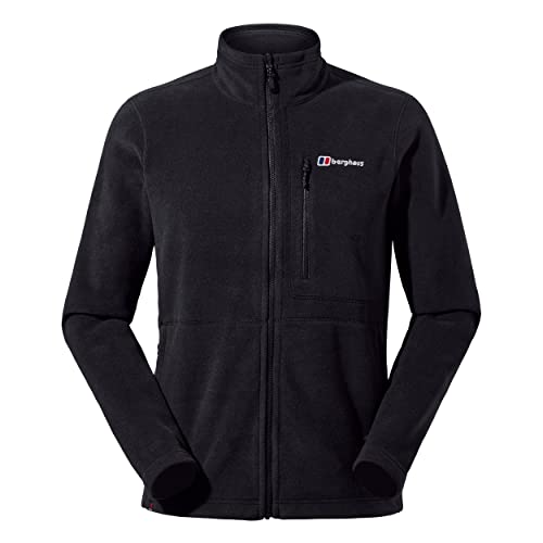 Berghaus Men's Activity Polartec Thermal Pro Interactive Fleece Jacket, Extra Warmth, Soft Feel, Black, L