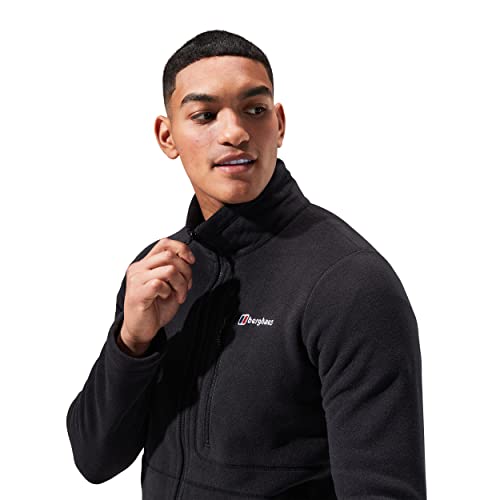 Berghaus Men's Activity Polartec Thermal Pro Interactive Fleece Jacket, Extra Warmth, Soft Feel, Black, L