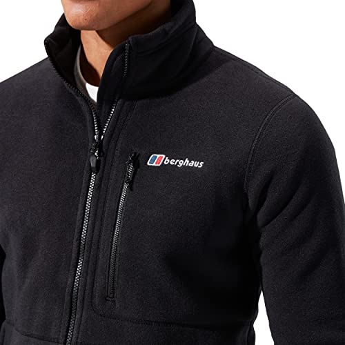 Berghaus Men's Activity Polartec Thermal Pro Interactive Fleece Jacket, Extra Warmth, Soft Feel, Black, L