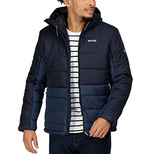 Regatta Mens Nevado VI Hooded Insulated Puffer Jacket - Navy Admiral Blue - L