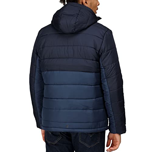 Regatta Mens Nevado VI Hooded Insulated Puffer Jacket - Navy Admiral Blue - L