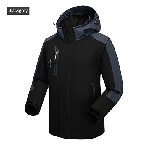 Naudamp Men's Outdoor Waterproof Jacket Lightweight Softshell Rain Coat Climbing Hiking Clothes Mountain Multi-Pockets Windbreaker
