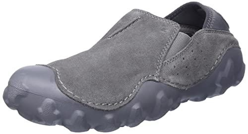 Clarks Men's Mokolite Easy Sneaker, Grey Suede, 9 UK