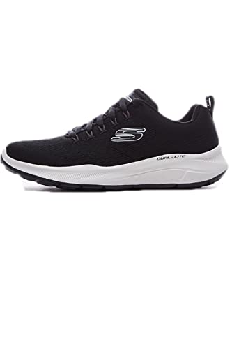 Skechers Men's 232519 BKW Sneaker, Black Engineered Mesh/Trim, 9 UK