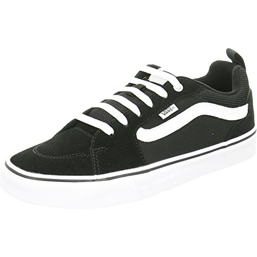 Vans Men's Filmore Trainers, Suede Canvas Black White, 10 UK