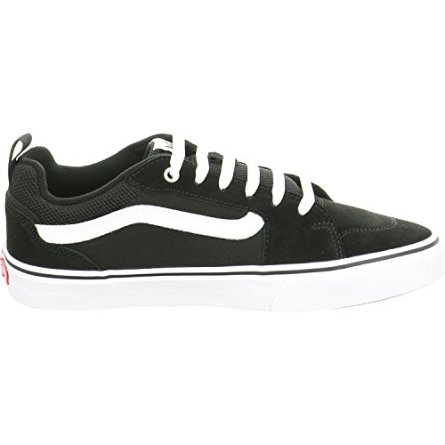Vans Men's Filmore Trainers, Suede Canvas Black White, 10 UK