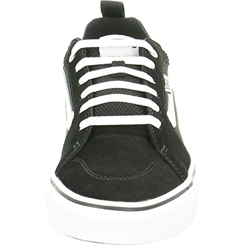 Vans Men's Filmore Trainers, Suede Canvas Black White, 10 UK
