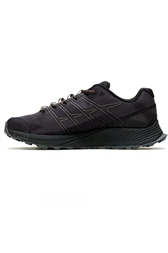Merrell Men's Moab Flight Sneaker, Black/Asphalt, 12.5 UK