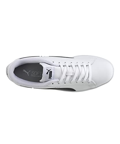 PUMA Unisex Smash V2 L Low-Top Trainers, PUMA White-PUMA Black, 9 UK