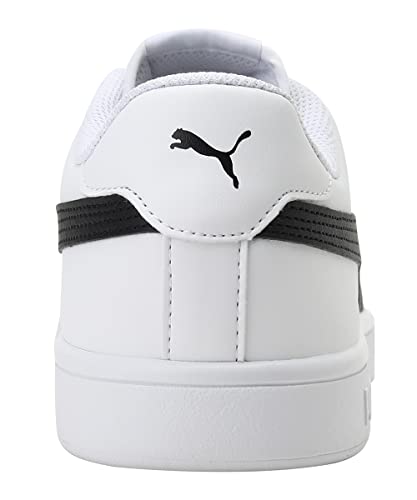PUMA Unisex Smash V2 L Low-Top Trainers, PUMA White-PUMA Black, 9 UK