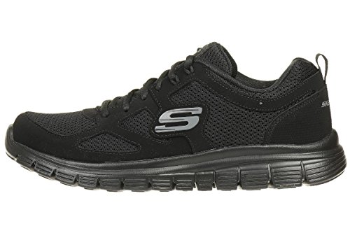 Skechers Skechers Burns 52635-bbk, Men's Low-Top Sneakers, Black, 10.5 UK (45.5 EU)